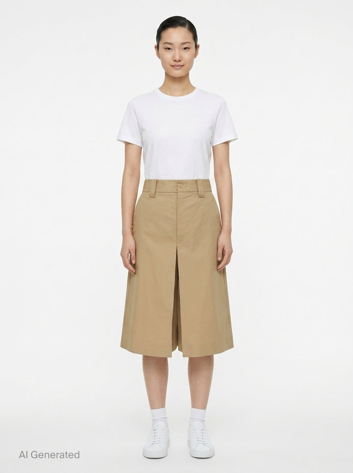 Light Stretch Midi Skirt | Club21 Collection | Club21 - front