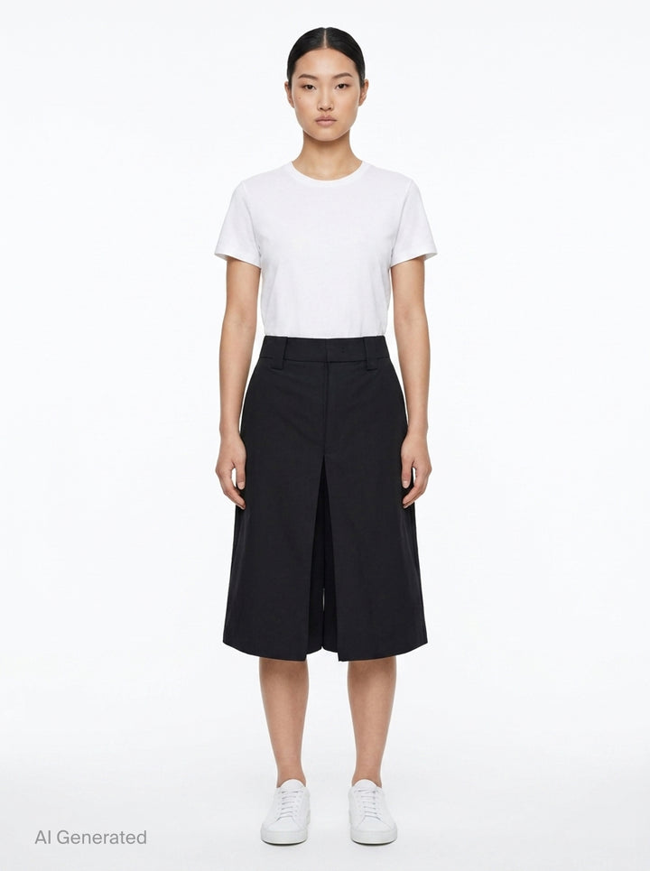 Light Stretch Midi Skirt | Club21 Collection | Club21 - front