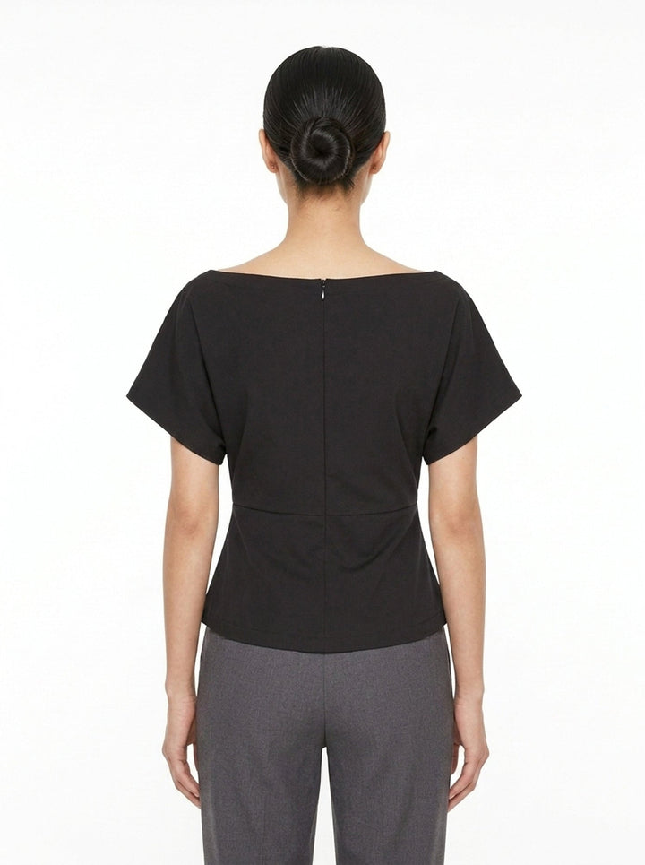 Light Stretch Rayon Linen Top | Club21 Collection | Club21 - back