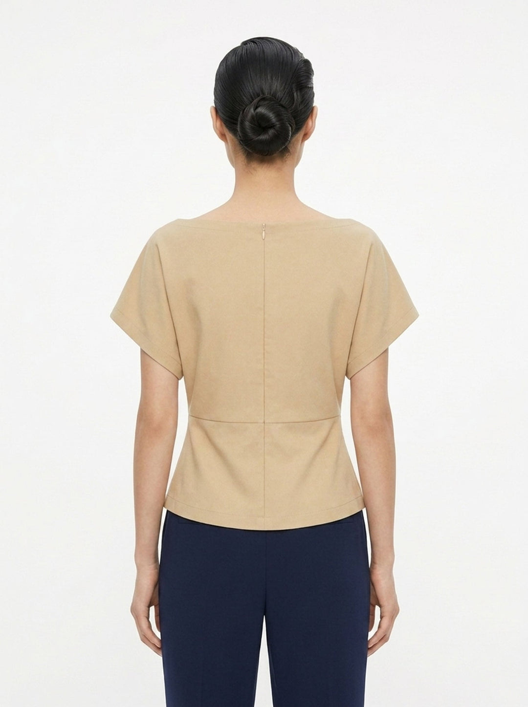 Light Stretch Rayon Linen Top | Club21 Collection | Club21 - back