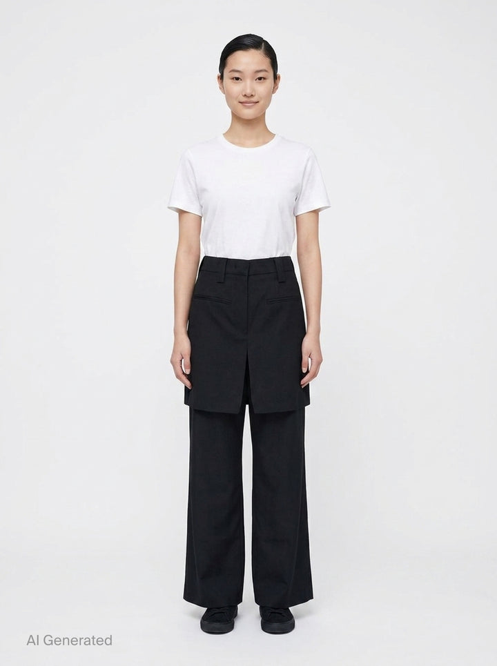Lila Sartorial Wool Mix Pants | Club21 Collection | Club21 - front