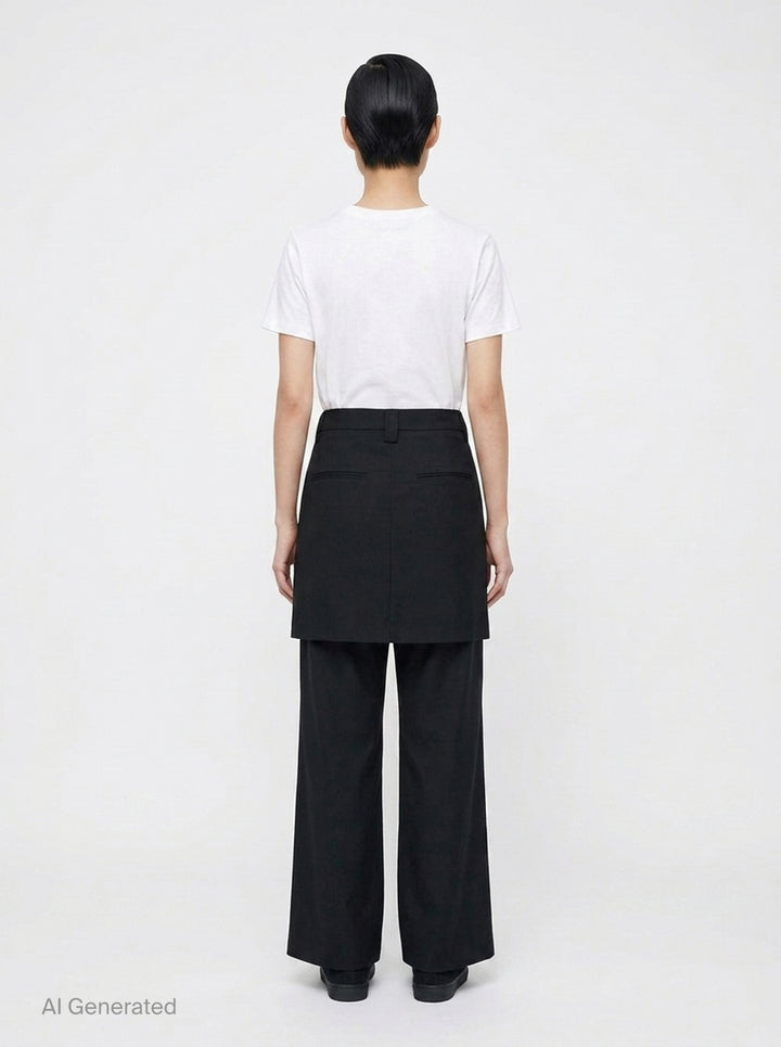 Lila Sartorial Wool Mix Pants | Club21 Collection | Club21 - back