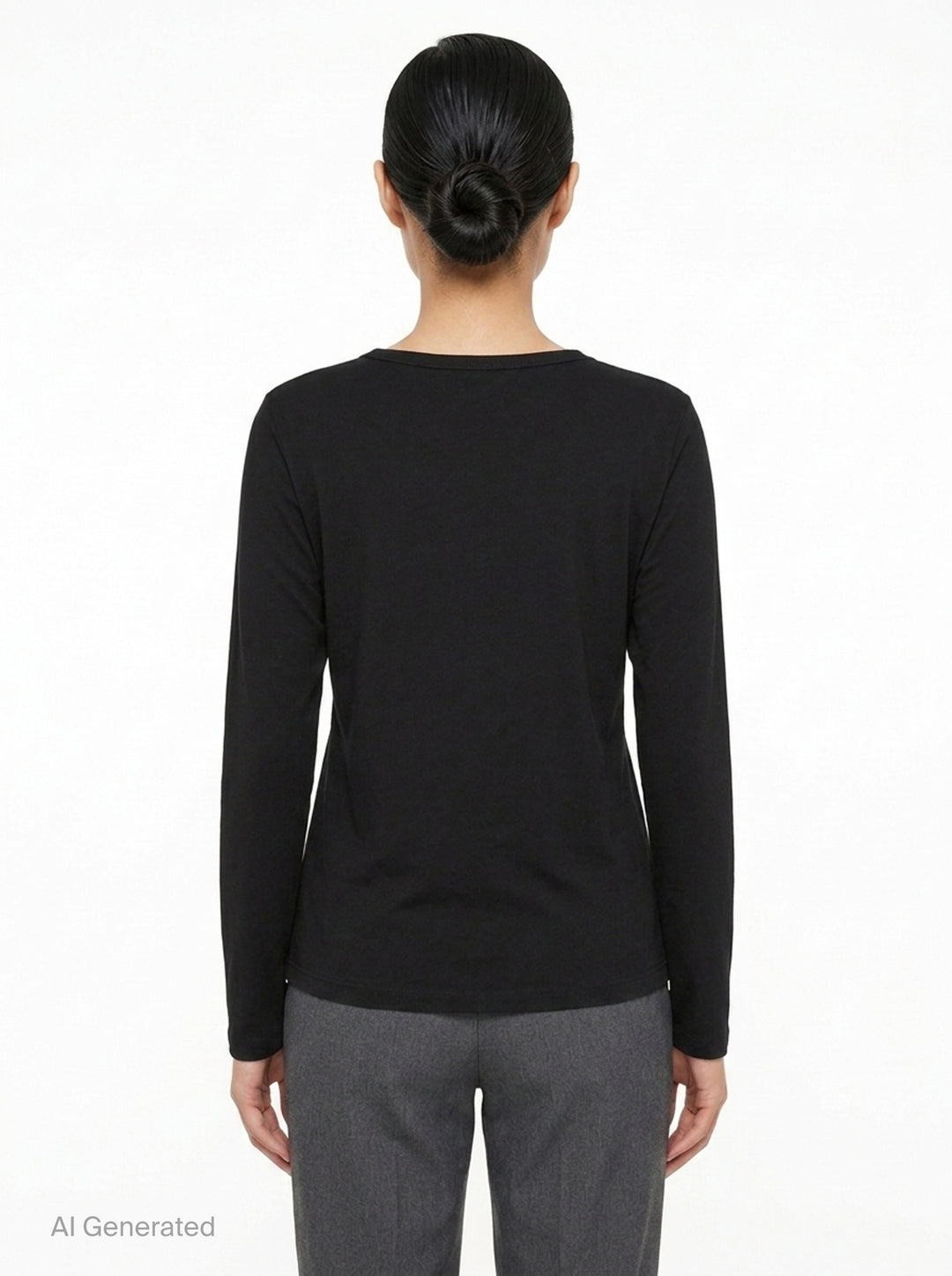 Long Sleeve Henley Knit Top | Club21 Collection | Club21 - back