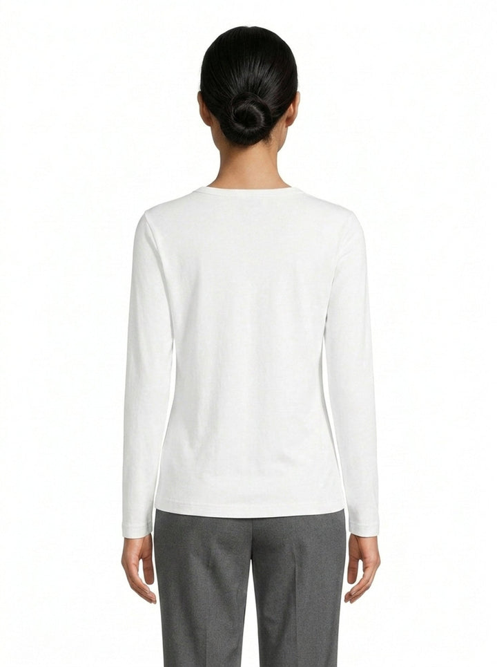 Long Sleeve Henley Knit Top | Club21 Collection | Club21 - back