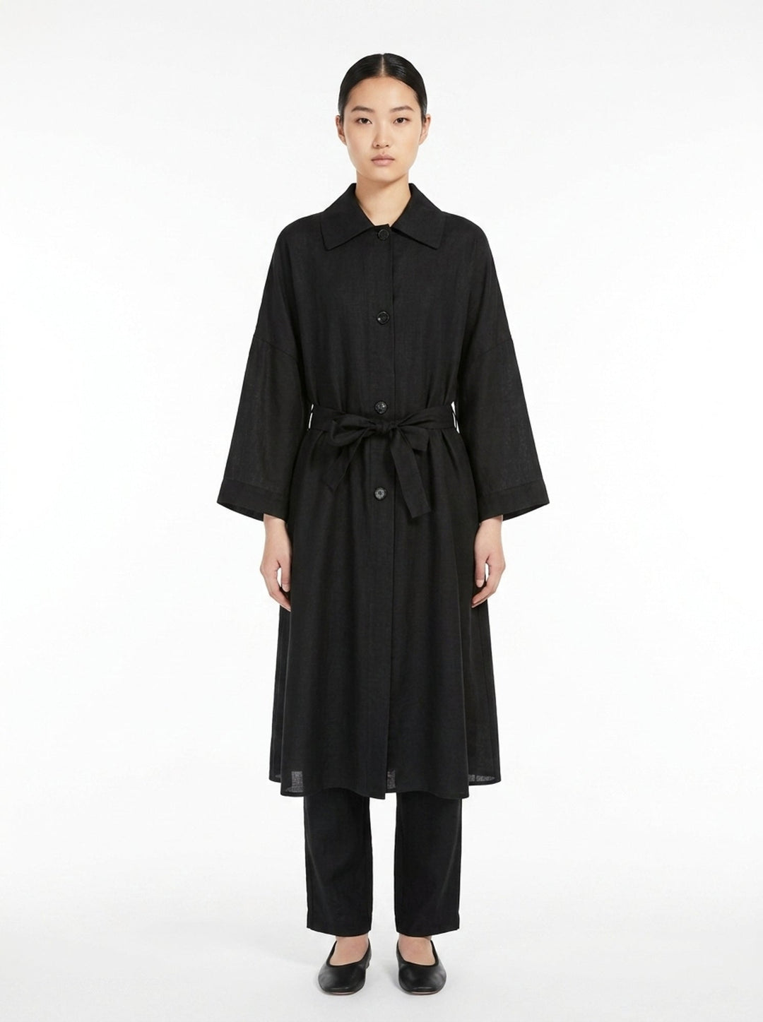 Margaux Habutai Silk Cupro Coat | Club21 Collection | Club21 - front