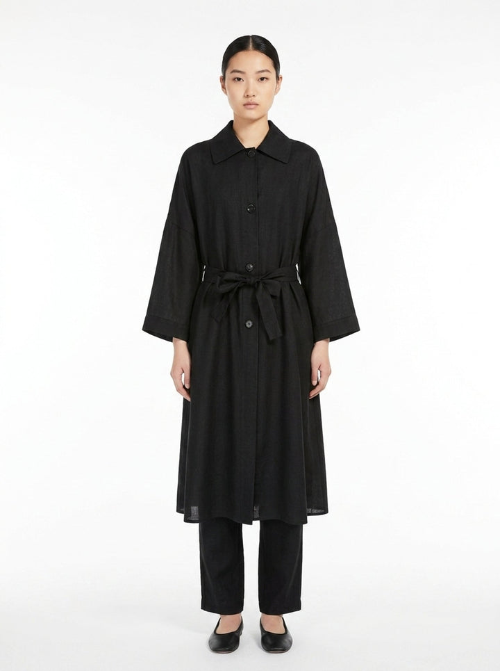 Margaux Habutai Silk Cupro Coat | Club21 Collection | Club21 - front