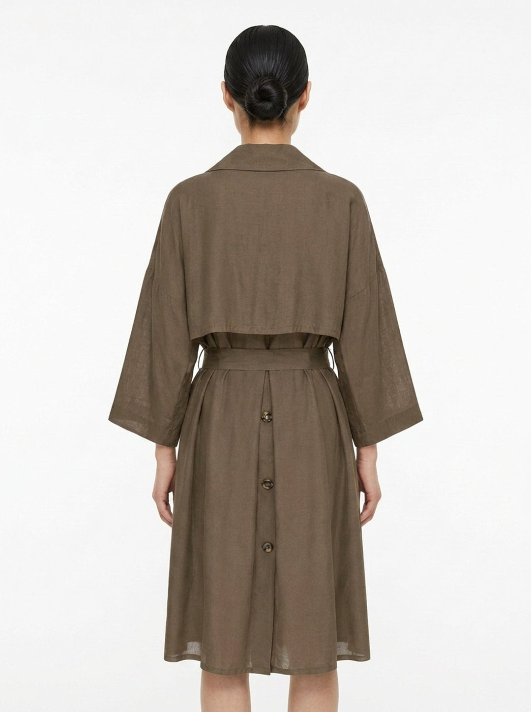 Margaux Habutai Silk Cupro Coat | Club21 Collection | Club21 - back