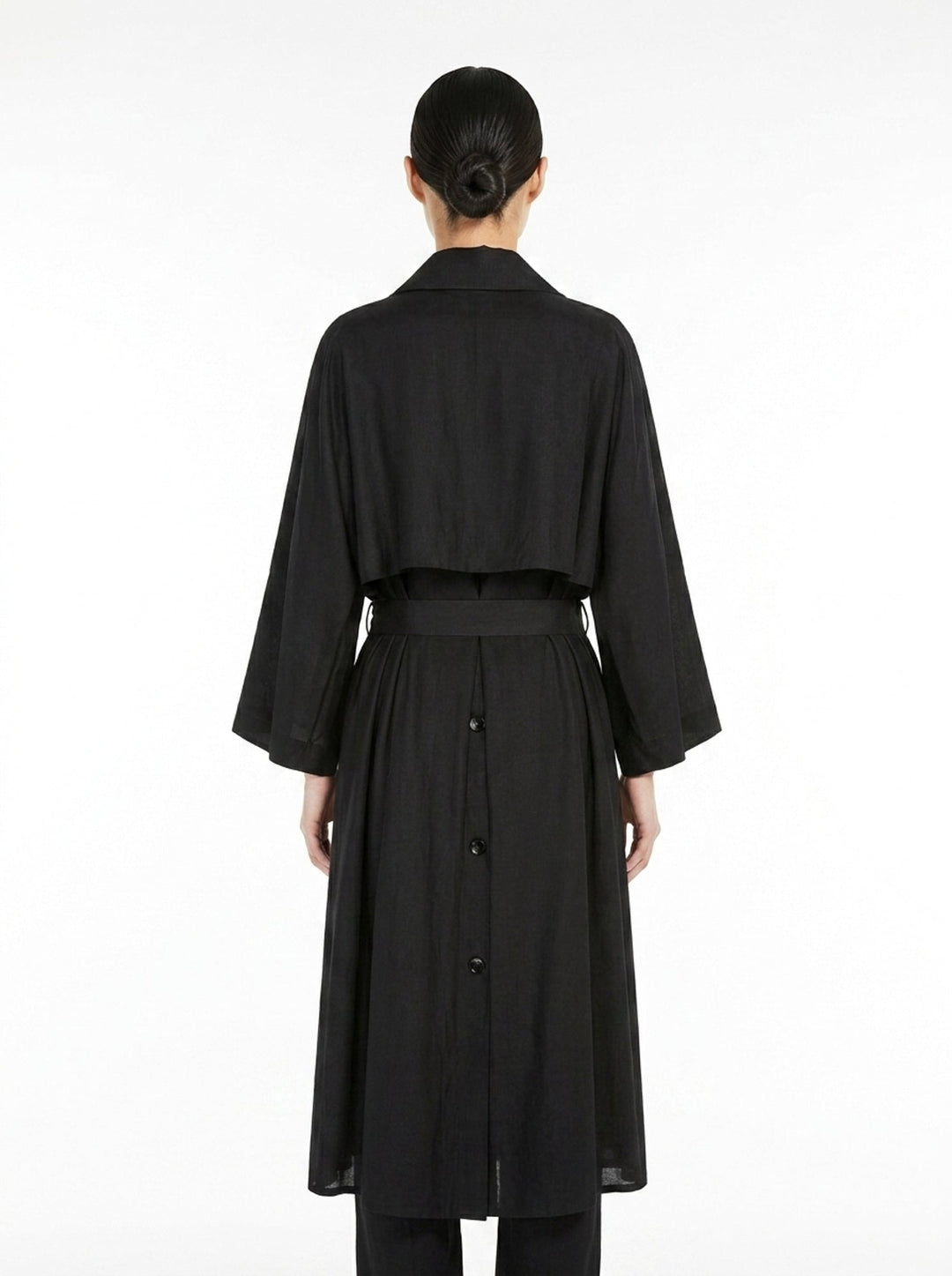 Margaux Habutai Silk Cupro Coat | Club21 Collection | Club21 - back