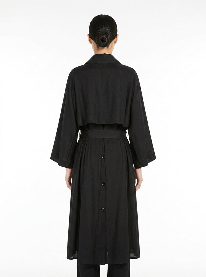Margaux Habutai Silk Cupro Coat | Club21 Collection | Club21 - back
