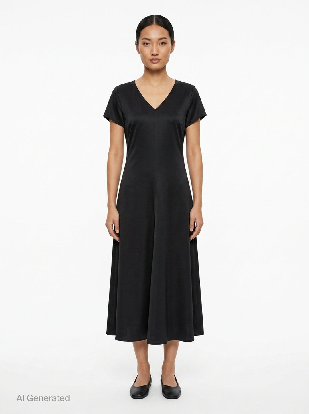 Ophelie Matte Acetate Midi Dress | Club21 Collection | Club21 - front