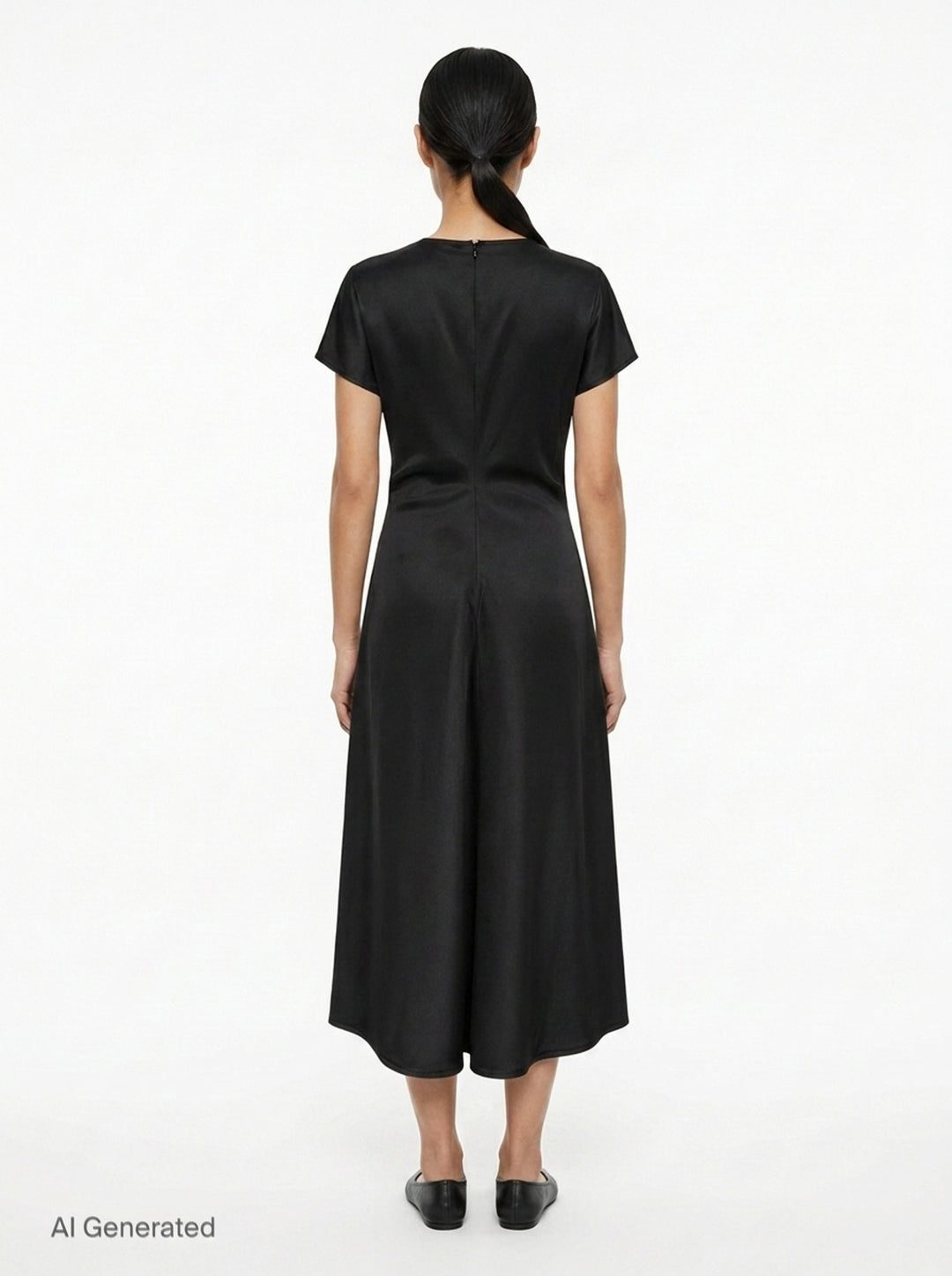 Ophelie Matte Acetate Midi Dress | Club21 Collection | Club21 - back
