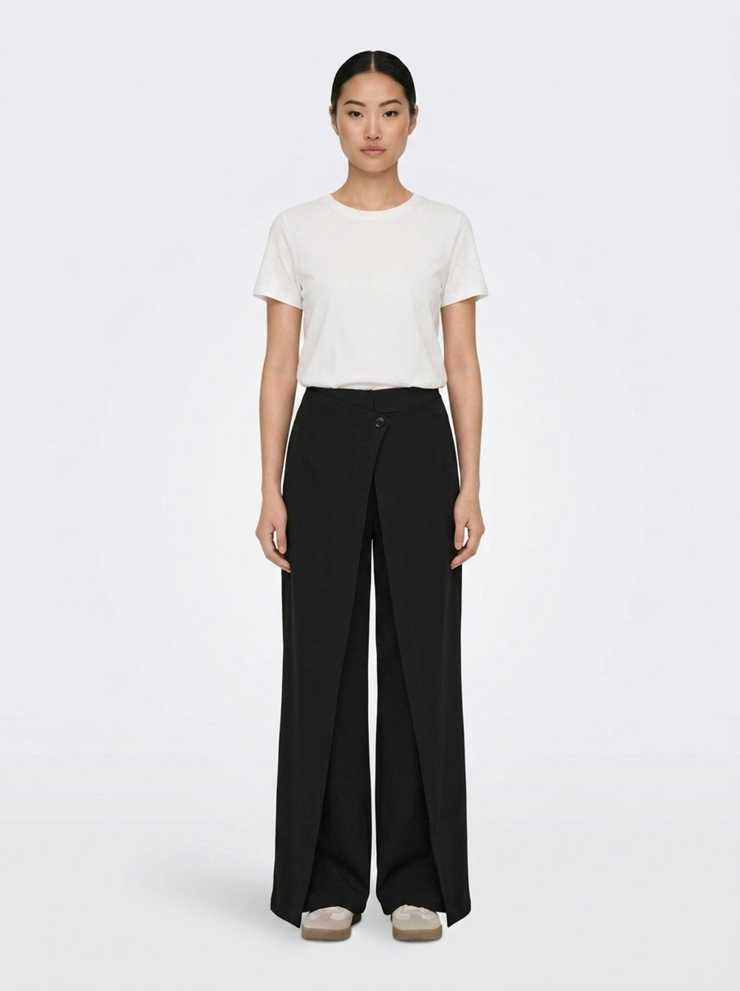 Quinn Crepe Acetate Wide Pants | Club21 Collection | Club21 - front