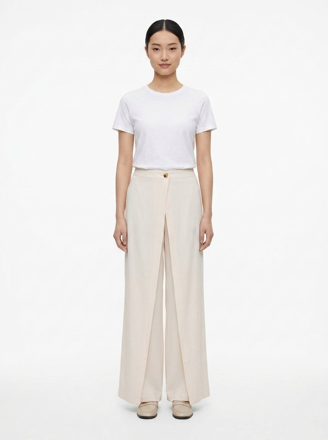 Quinn Crepe Acetate Wide Pants | Club21 Collection | Club21 - front