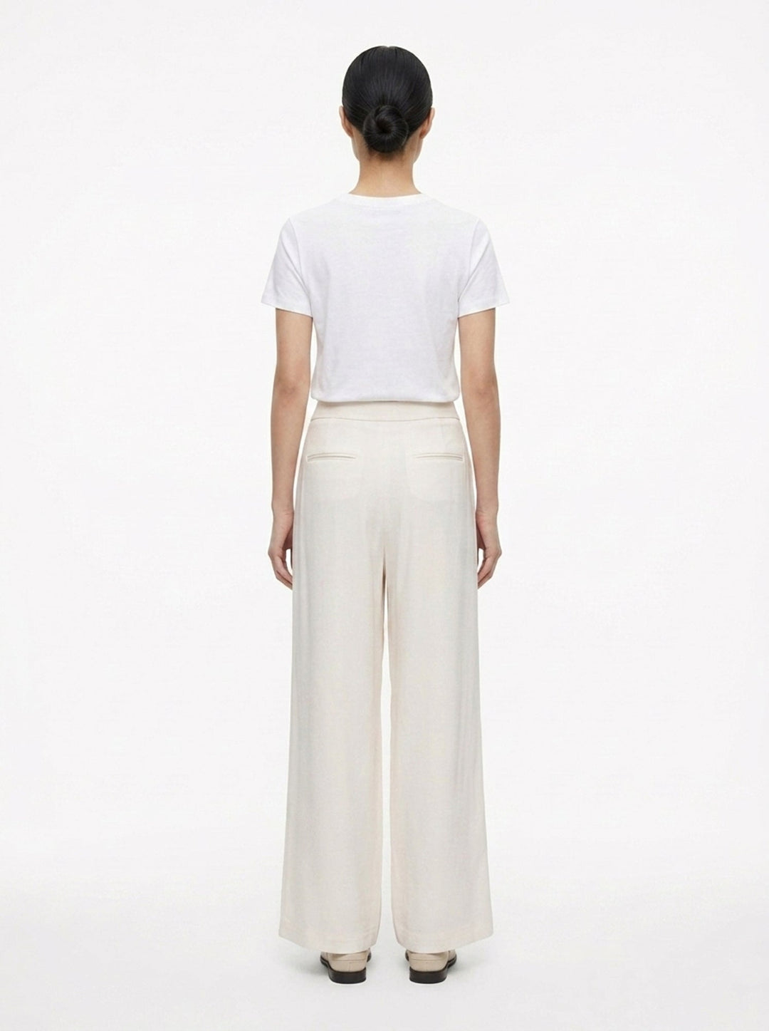 Quinn Crepe Acetate Wide Pants | Club21 Collection | Club21 - back