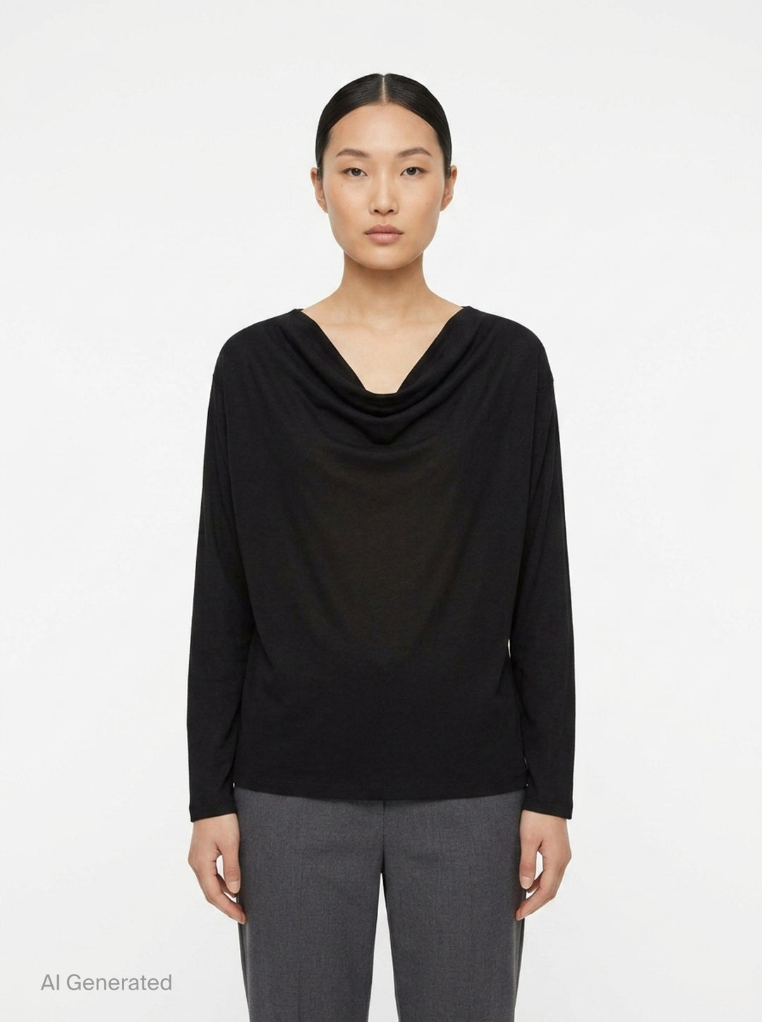 See-Through Wool Jersey Top | Club21 Collection | Club21 - front