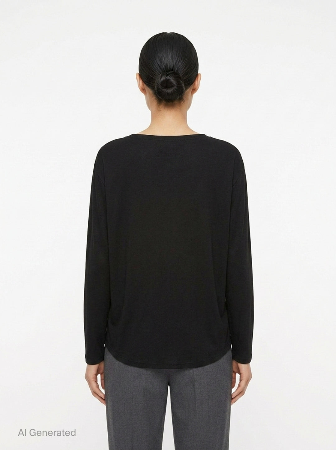 See-Through Wool Jersey Top | Club21 Collection | Club21 - back