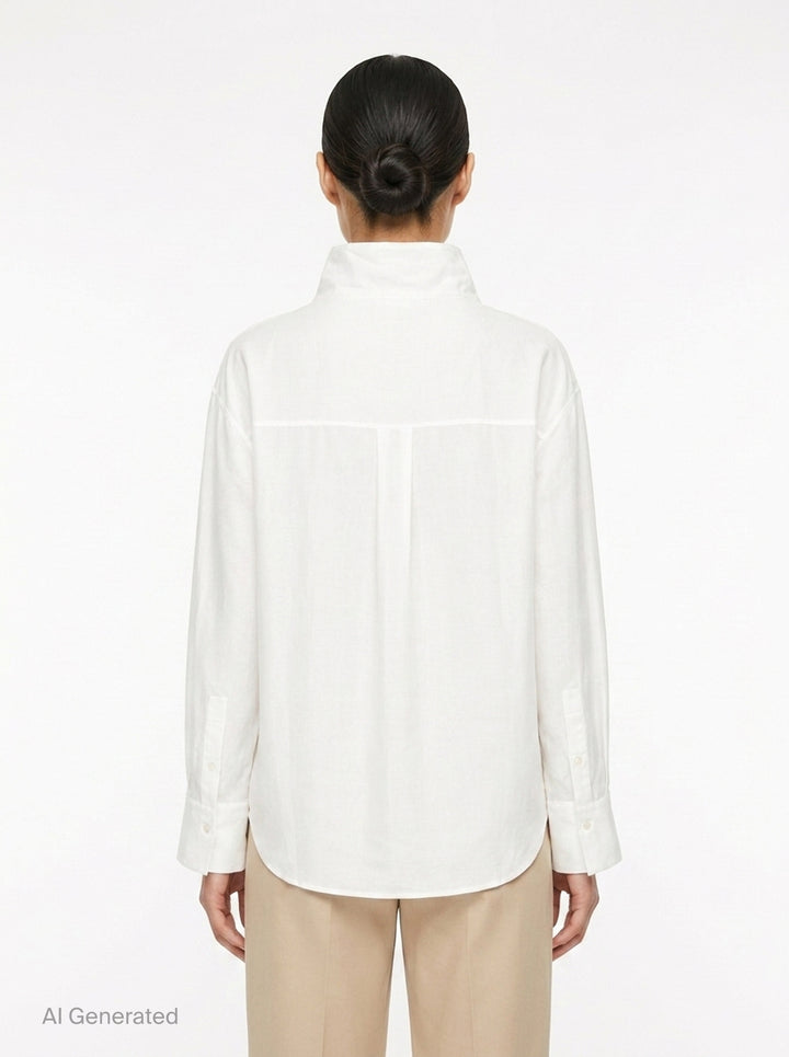 Sheer Button-Up Blouse | Club21 Collection | Club21 - back