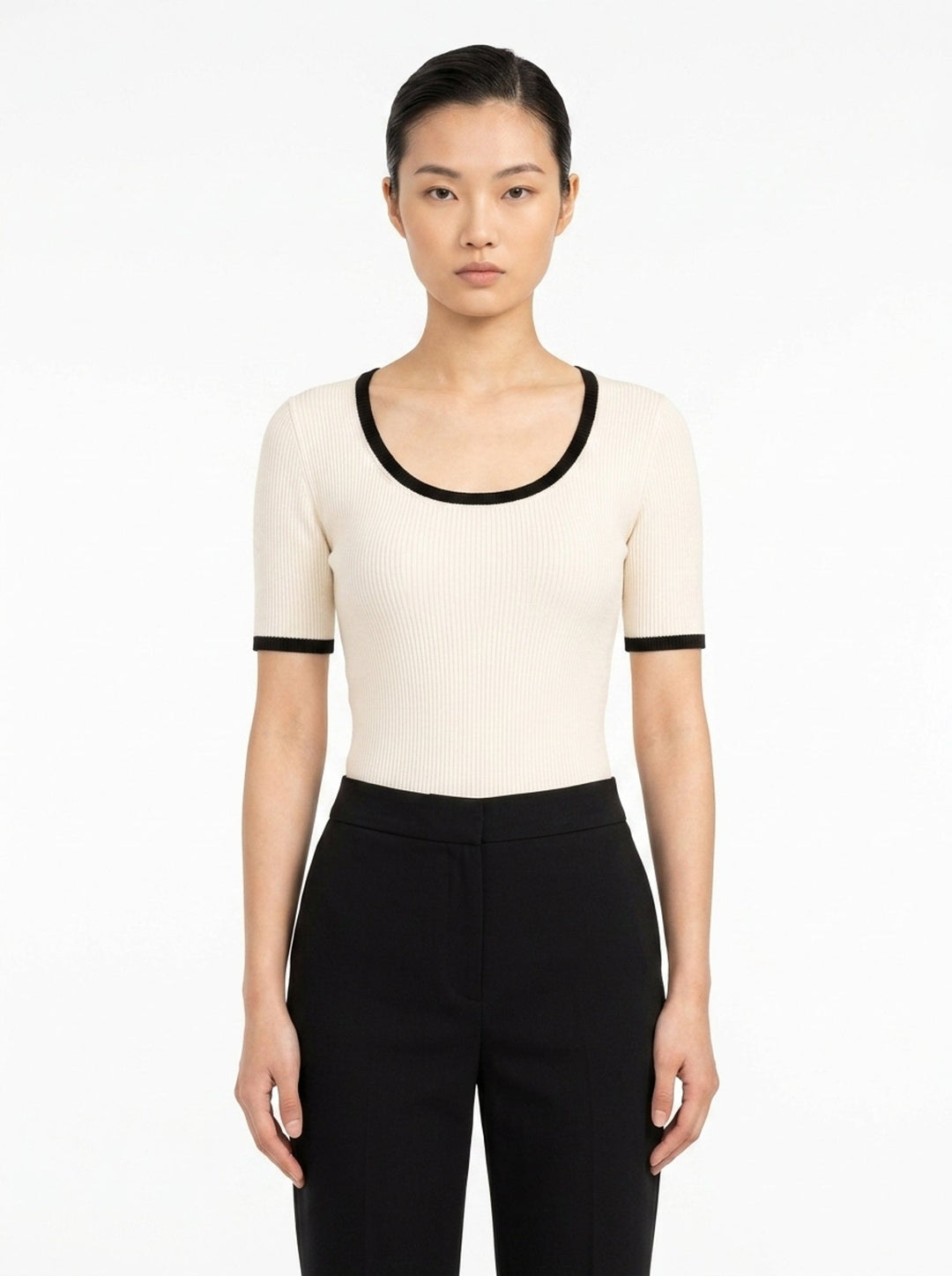 Silk Cotton Short Sleeve Sweater | Club21 Collection | Club21 - front