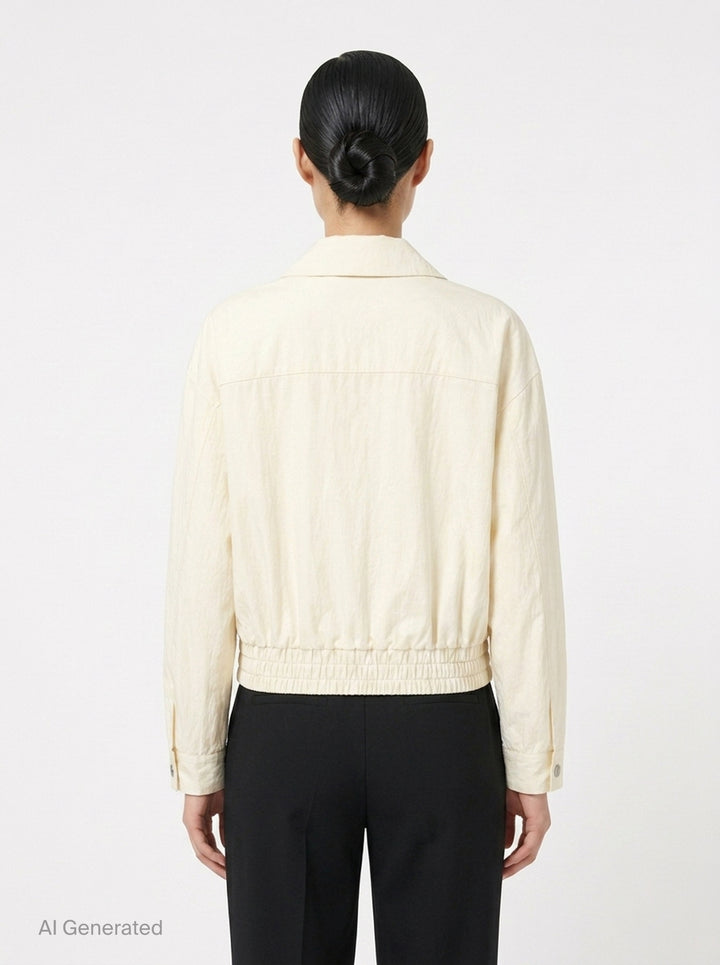 Steel Wire Cotton Rayon Coat | Club21 Collection | Club21 - back