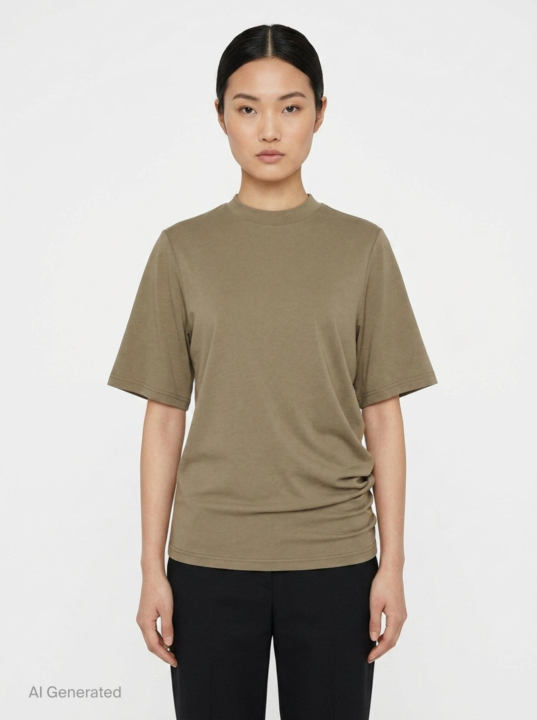 Willa High Stretch Mock Neck Top | Club21 Collection | Club21 - front