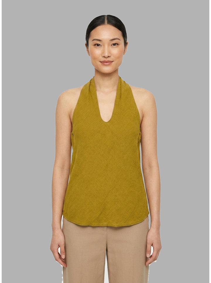 Winkle Silk Mix Halter Top | Club21 Collection | Club21 - front