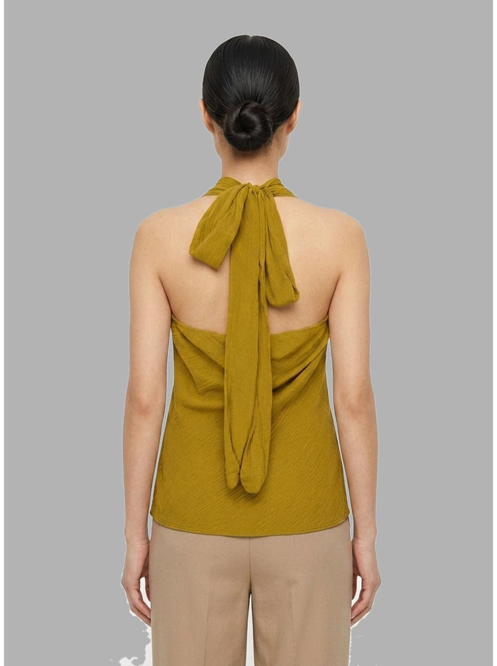 Winkle Silk Mix Halter Top | Club21 Collection | Club21 - back