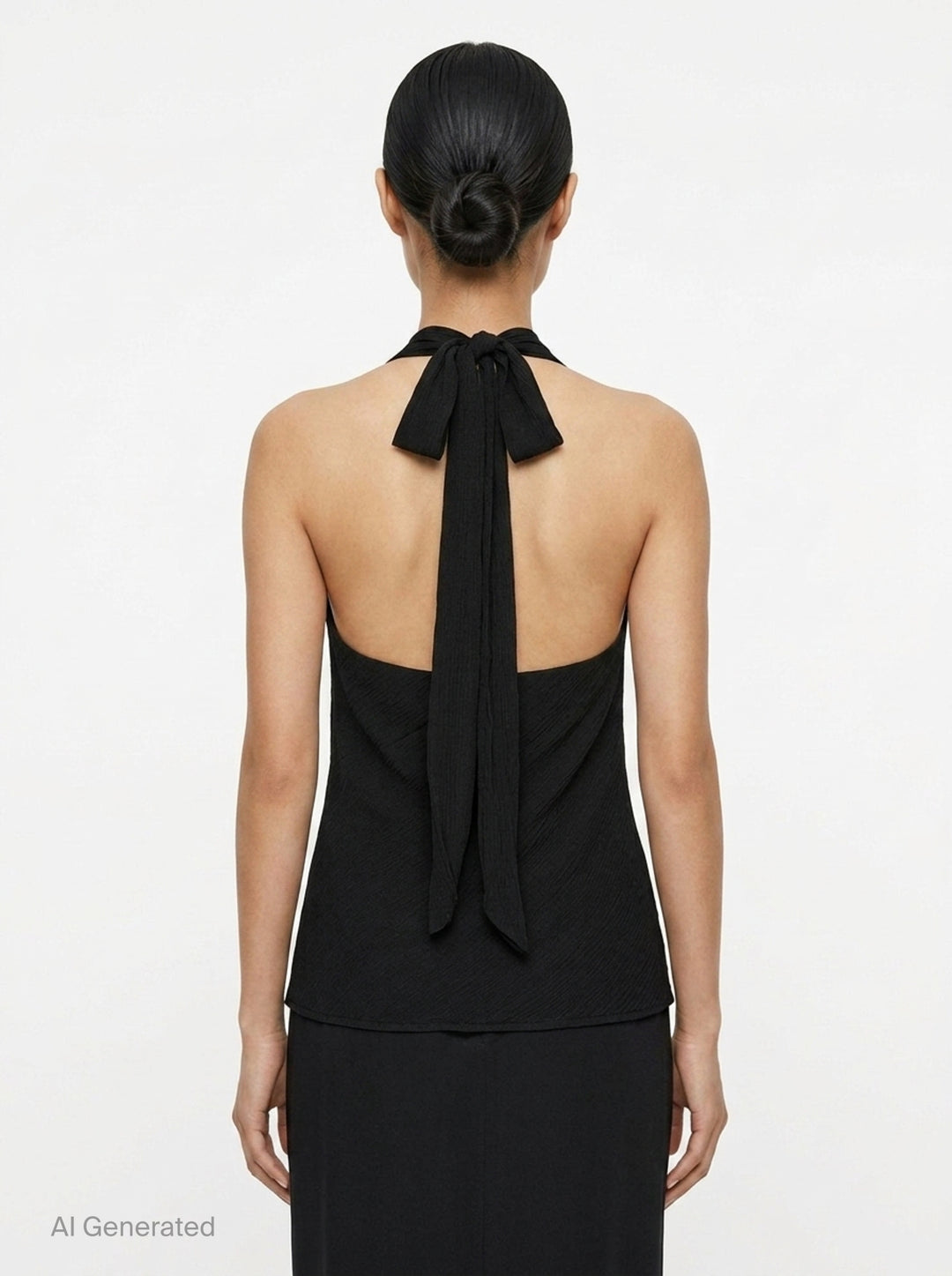 Winkle Silk Mix Halter Top | Club21 Collection | Club21 - back