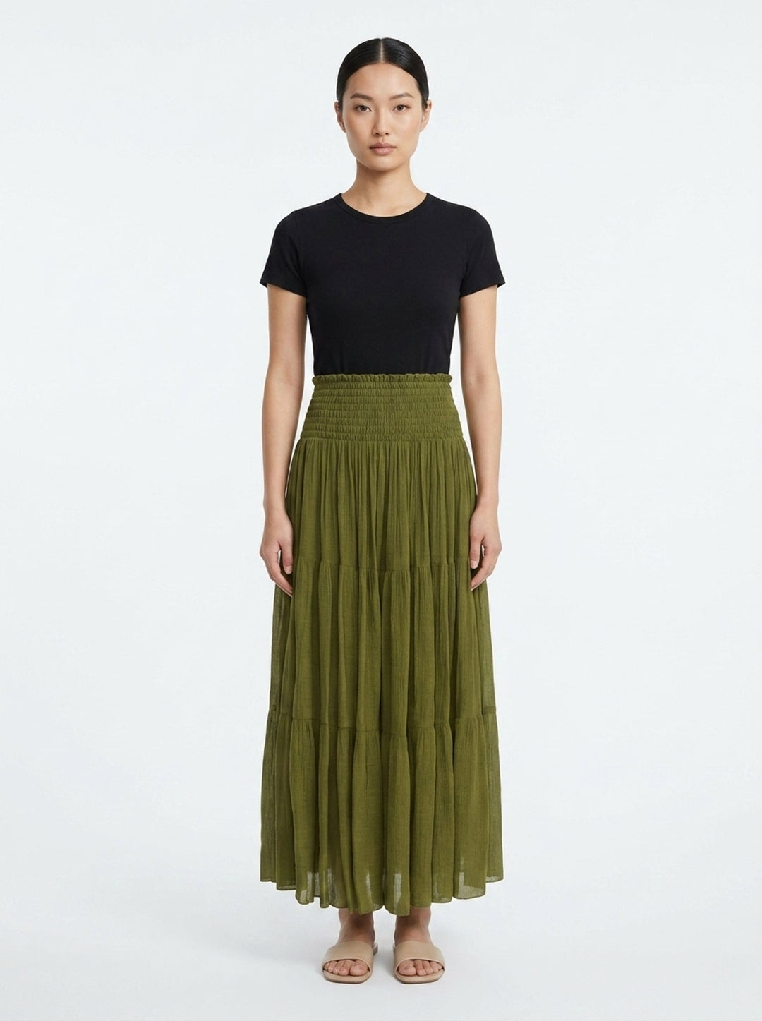 Winkle Silk Mix Maxi Skirt | Club21 Collection | Club21 - front