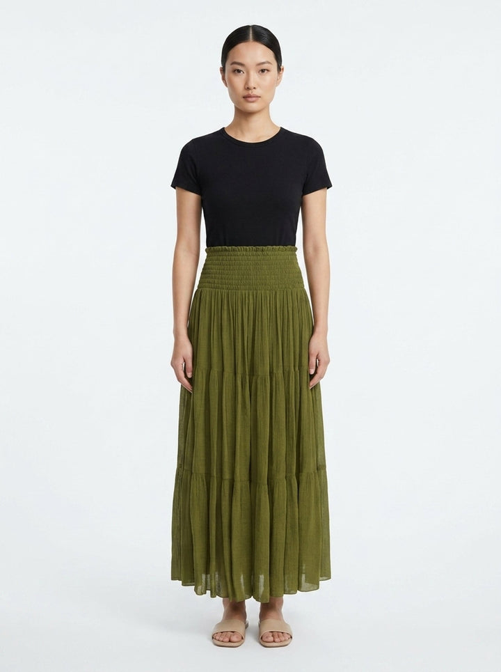 Winkle Silk Mix Maxi Skirt | Club21 Collection | Club21 - front