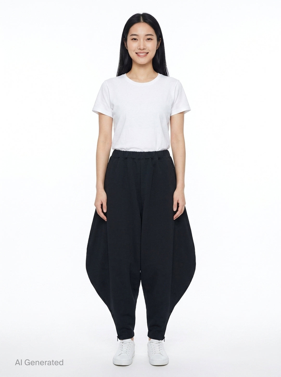 Jersey Balloon Pants | Comme des Garçons Black | Club21 - front