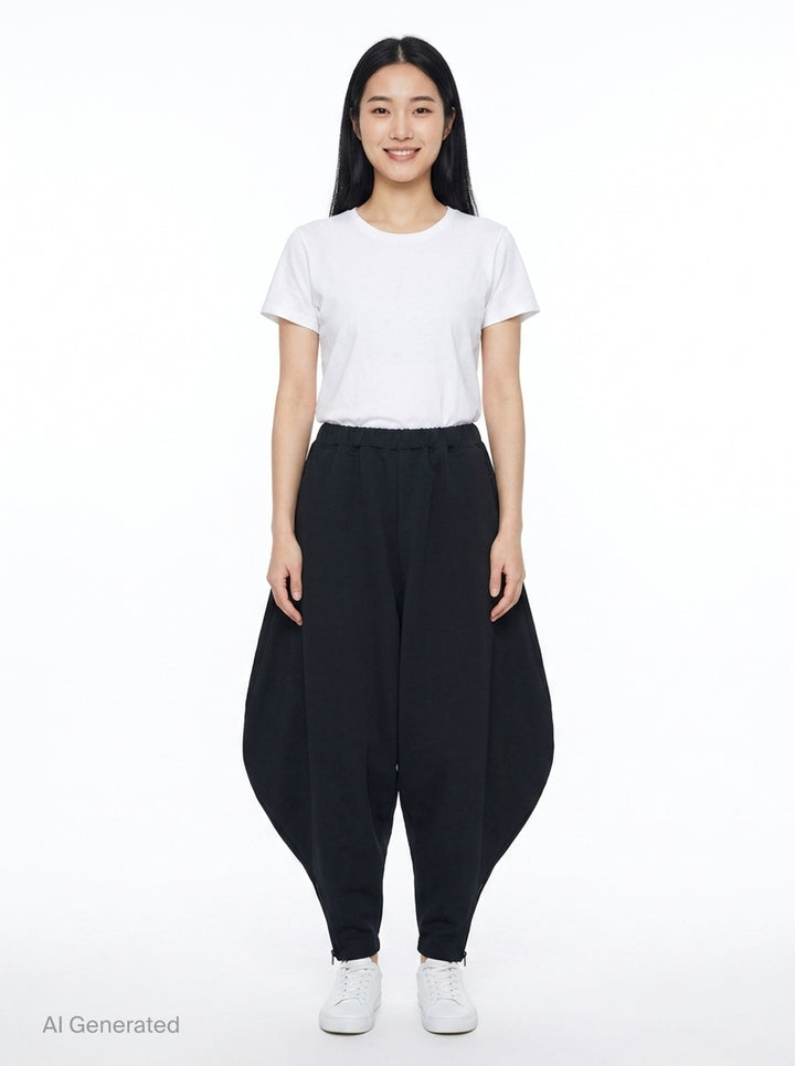 Jersey Balloon Pants | Comme des Garçons Black | Club21 - front