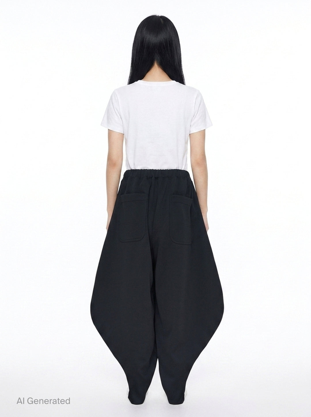 Jersey Balloon Pants | Comme des Garçons Black | Club21 - back