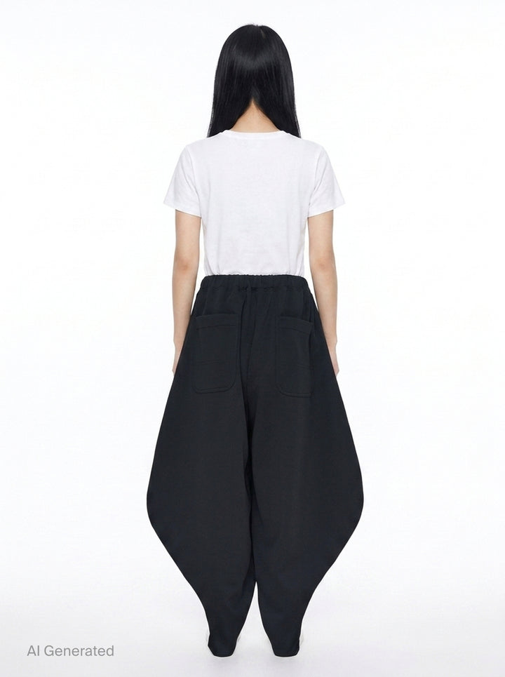 Jersey Balloon Pants | Comme des Garçons Black | Club21 - back
