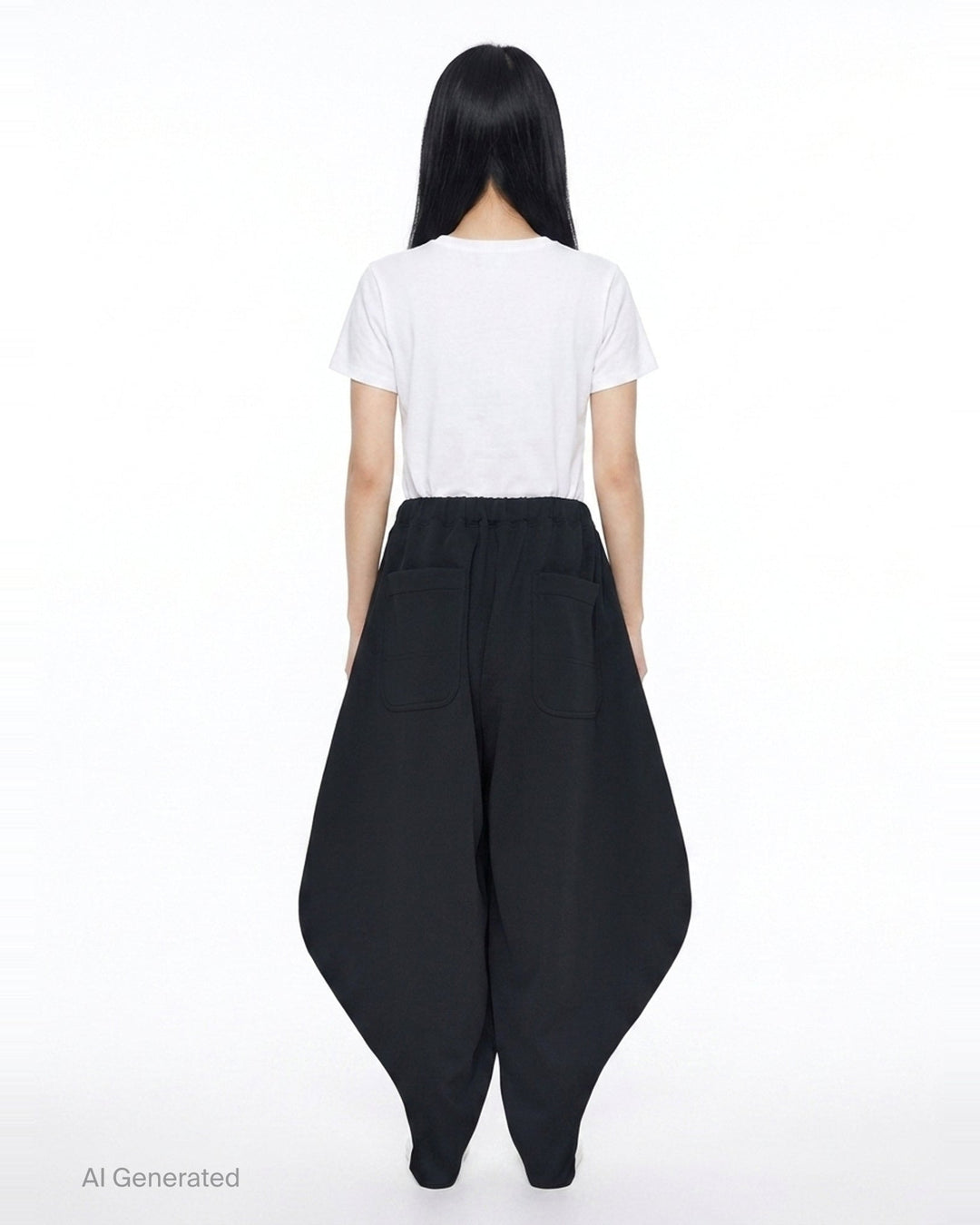 Jersey Balloon Pants | Comme des Garçons Black | Club21 - back