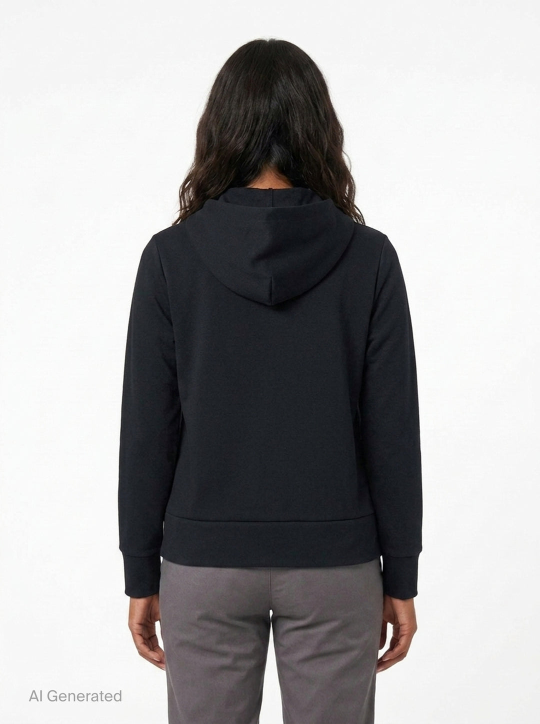 Polyester Jersey Zip Hoodie | Comme des Garçons BLACK | Club21 - back