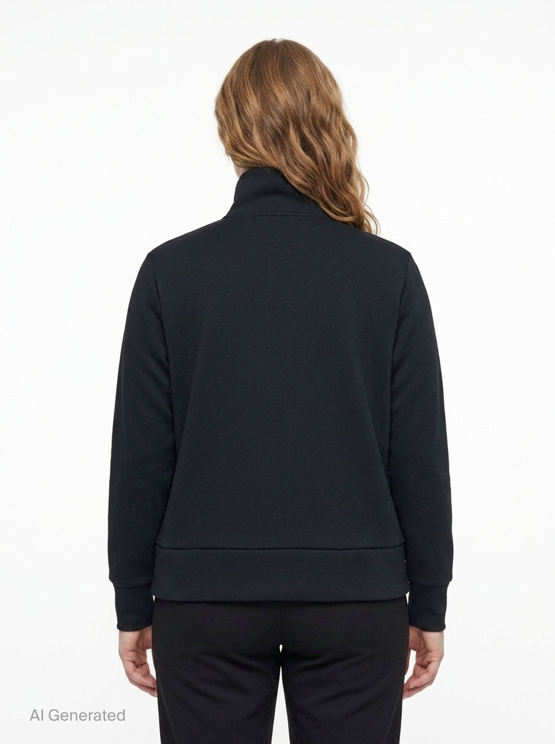 Polyester Jersey Zip Jacket | Comme des Garçons Black | Club21 - back