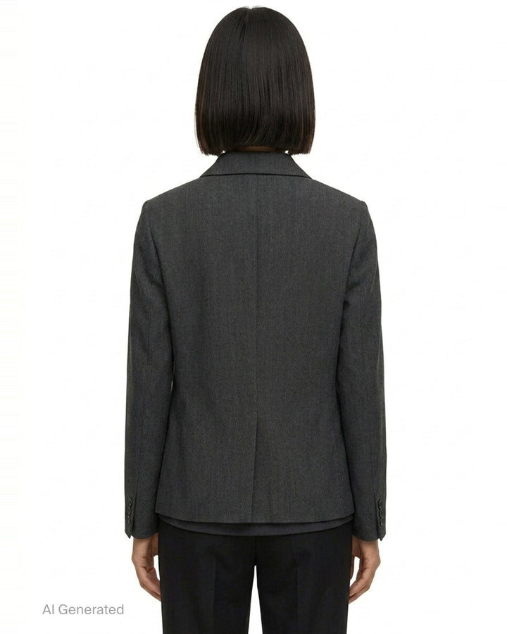 Buckle Collar Tailored Blazer | Comme des Garçons Comme des Garçons | Club21 - back