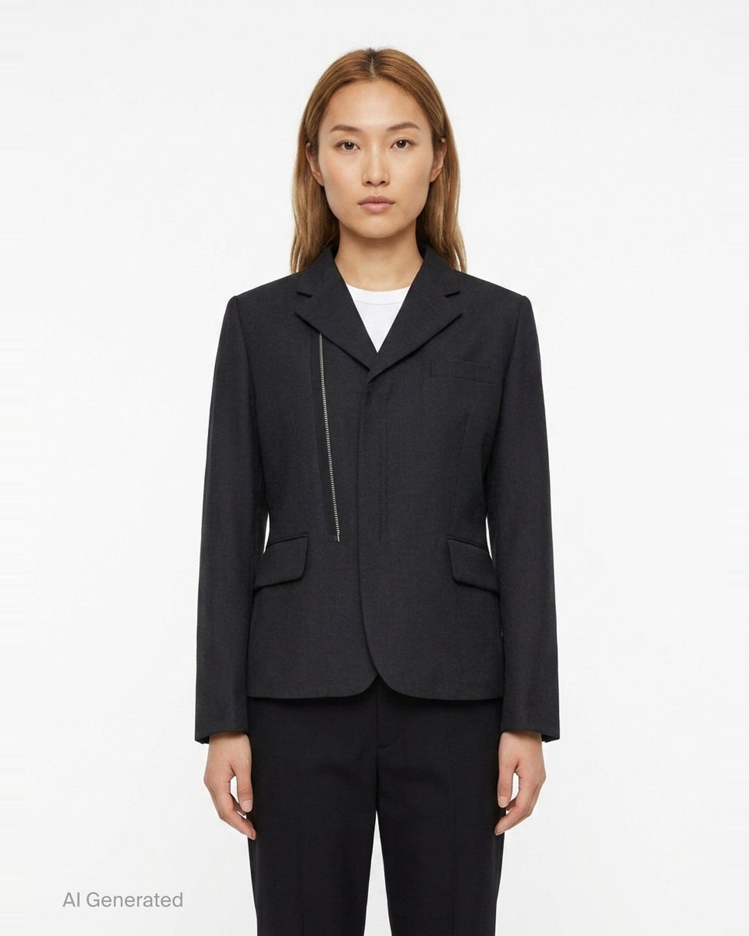 Collared Button-Up Jacket | Comme des Garçons Girl | Club21 - front