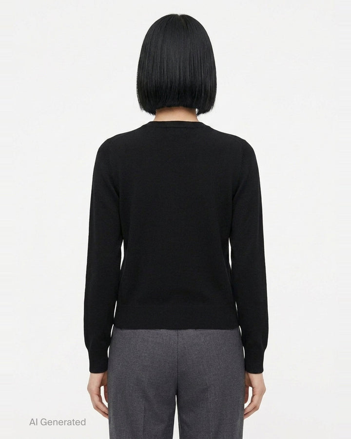 Rib Trim Button Cardigan | Comme des Garçons Comme des Garçons | Club21 - back