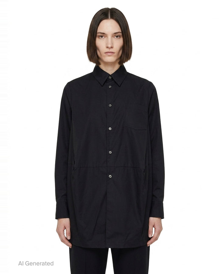 Satin Blouse With Bows | Comme des Garçons Girl | Club21 - front