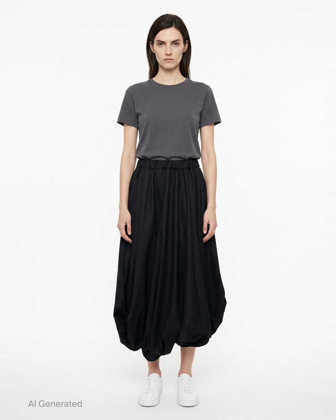 Wide-Leg Relaxed Pants | Comme des Garçons Girl | Club21 - front
