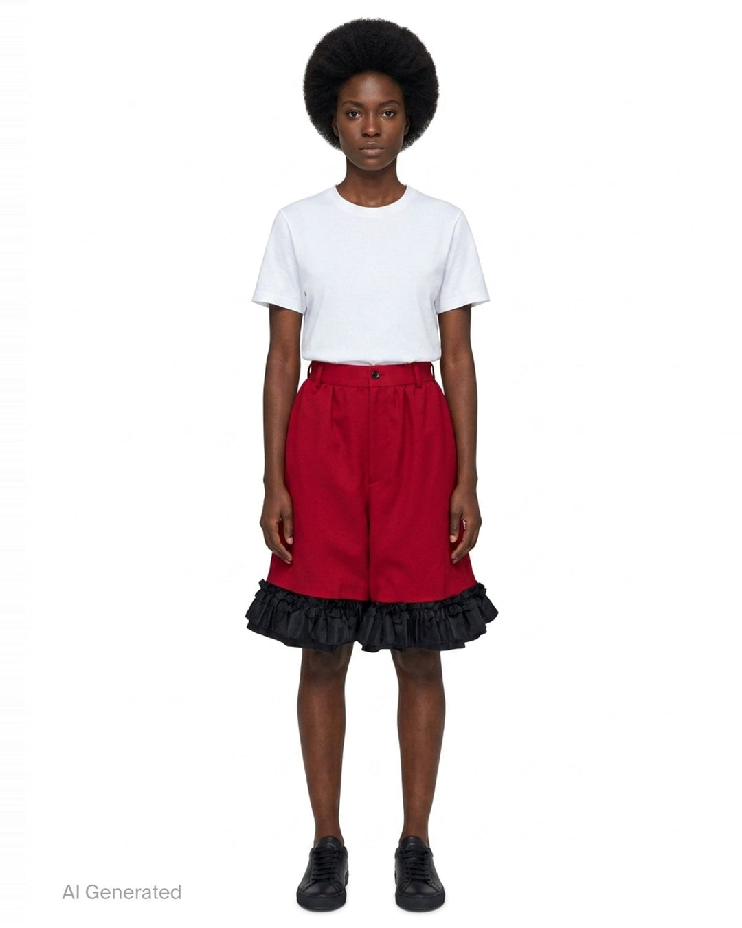 Elastic Waist Wide Leg Pants | Comme des Garçons | Club21 - front
