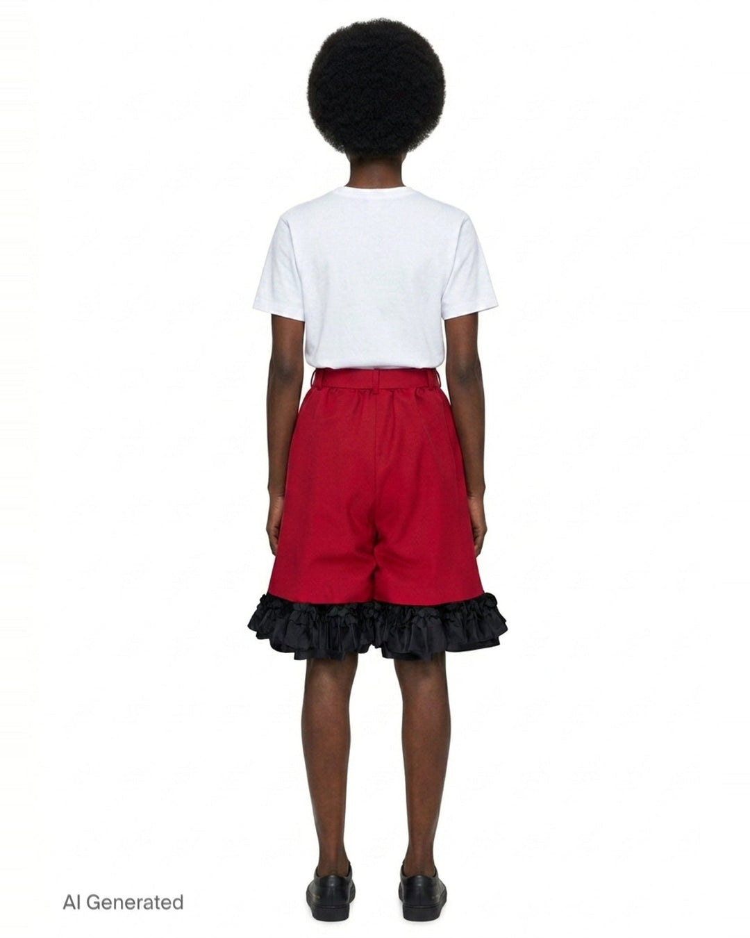 Elastic Waist Wide Leg Pants | Comme des Garçons | Club21 - back