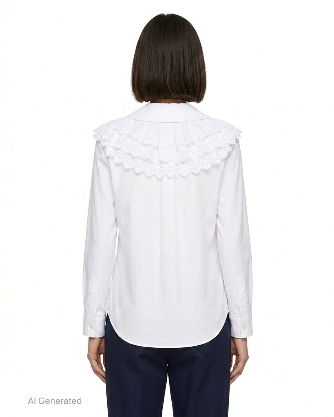 Lace Collar Peter Pan Blouse | Comme des Garçons Girl | Club21 - back