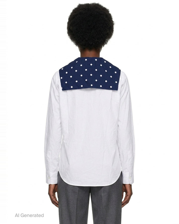 Polka Dot Collar Blouse | Comme des Garçons Girl | Club21 - back