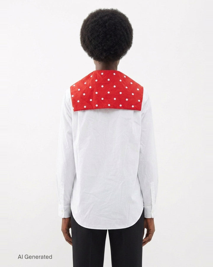Polka Dot Collar Blouse | Comme des Garçons Girl | Club21 - back