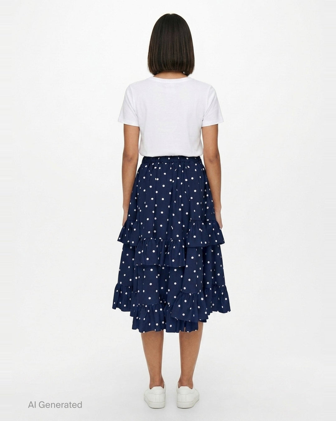 Polka Dot Midi Skirt | Comme des Garçons Girl | Club21 - back