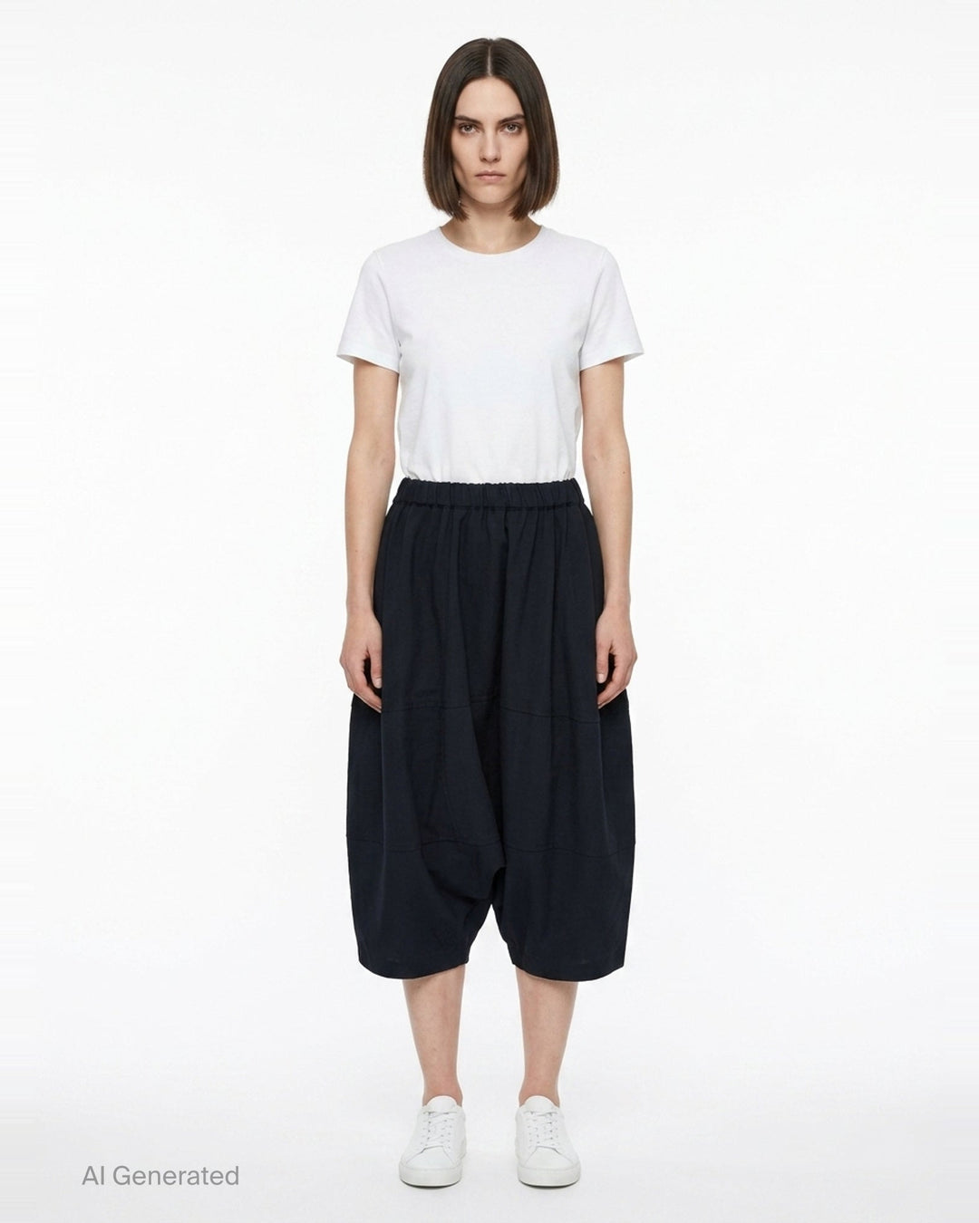 Wide-Leg Relaxed Pants | Comme des Garçons Girl | Club21 - front
