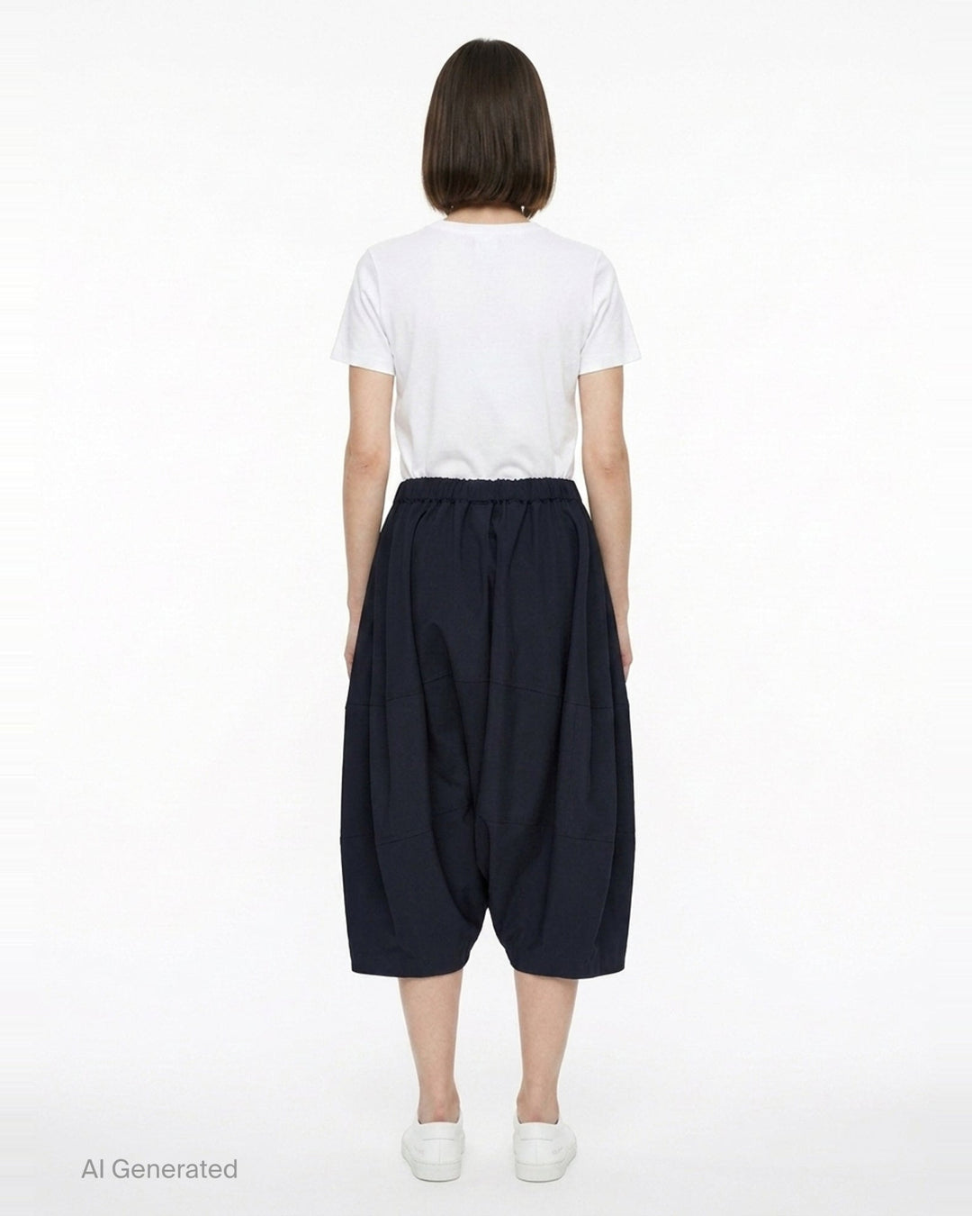 Wide-Leg Relaxed Pants | Comme des Garçons Girl | Club21 - back