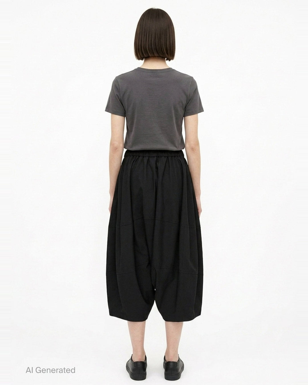 Wide-Leg Relaxed Pants | Comme des Garçons Girl | Club21 - back